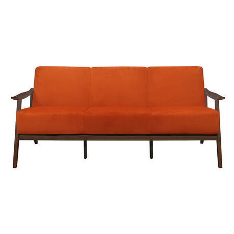 Carlson Orange Sofa - Ornate Home