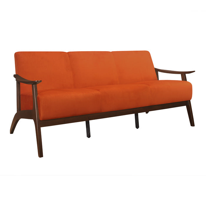 Carlson Orange Sofa - Ornate Home
