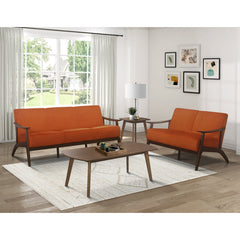 Carlson Orange Sofa - Ornate Home