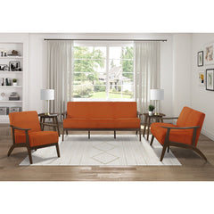 Carlson Orange Sofa - Ornate Home