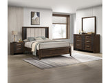 Carlton Brown Upholstered Panel Bedroom Set - Ornate Home