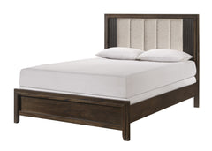 Carlton Brown Upholstered Panel Bedroom Set - Ornate Home