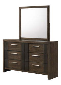 Carlton Brown Upholstered Panel Bedroom Set - Ornate Home
