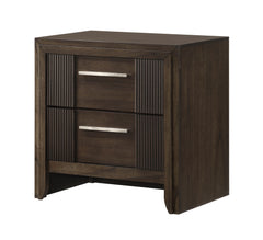 Carlton Brown Upholstered Panel Bedroom Set - Ornate Home