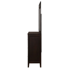 Carlton Cappuccino Dresser and Mirror - Ornate Home