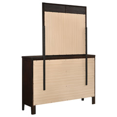 Carlton Cappuccino Dresser and Mirror - Ornate Home