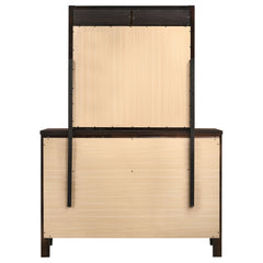 Carlton Cappuccino Dresser and Mirror - Ornate Home