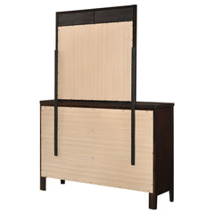 Carlton Cappuccino Dresser and Mirror - Ornate Home