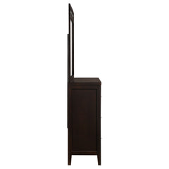 Carlton Cappuccino Dresser and Mirror - Ornate Home