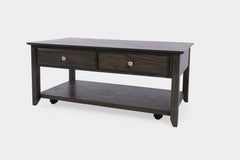 Carlton Grey Brown Cocktail Table - Ornate Home