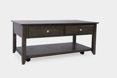 Carlton Grey Brown Cocktail Table - Ornate Home