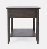 Carlton Grey Brown End Table - Ornate Home