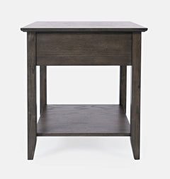 Carlton Grey Brown End Table - Ornate Home