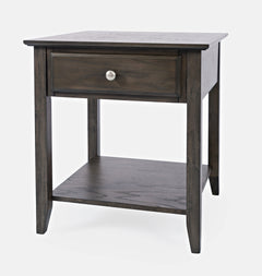 Carlton Grey Brown End Table - Ornate Home