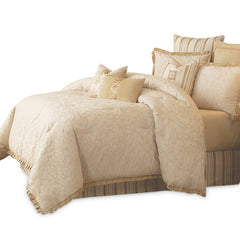 Carlton Ivory Comforter Set - Ornate Home