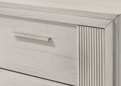 Carlton White Upholstered Panel Bedroom Set - Ornate Home