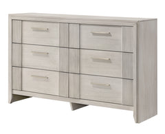 Carlton White Upholstered Panel Bedroom Set - Ornate Home