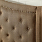 Carly Brown Queen Bed - Ornate Home