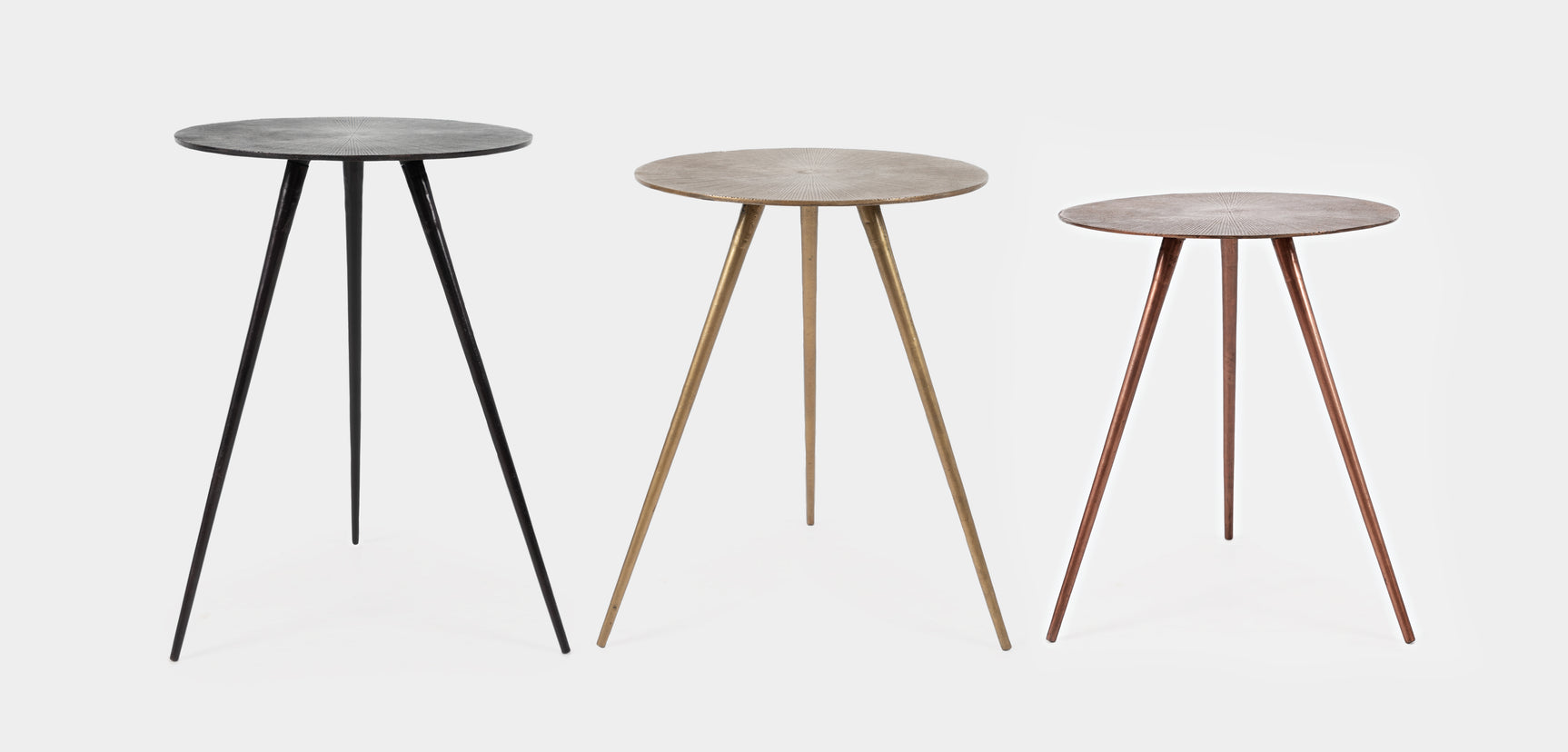 Carly Multicolor Accent Tables (Set of 3) - Ornate Home