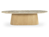Carly Panther Stone Coffee Table - Ornate Home