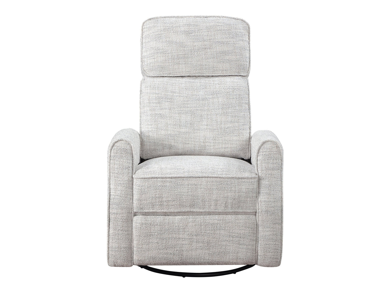 Carly Quartz Swivel Glider Reclining Chair - Ornate Home