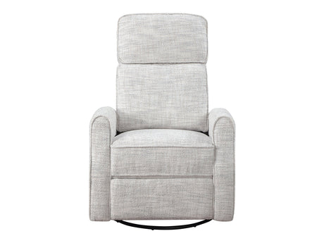 Carly Quartz Swivel Glider Reclining Chair - Ornate Home
