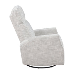 Carly Quartz Swivel Glider Reclining Chair - Ornate Home