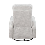 Carly Quartz Swivel Glider Reclining Chair - Ornate Home