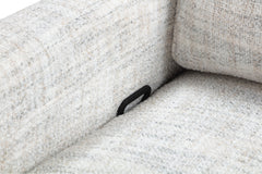Carly Quartz Swivel Glider Reclining Chair - Ornate Home