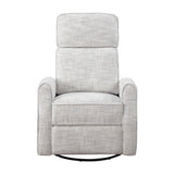 Carly Quartz Swivel Glider Reclining Chair - Ornate Home