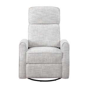 Carly Quartz Swivel Glider Reclining Chair - Ornate Home