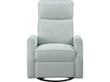 Carly Sea Glass Swivel Glider Reclining Chair - Ornate Home