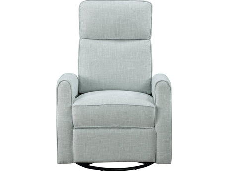 Carly Sea Glass Swivel Glider Reclining Chair - Ornate Home