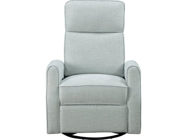 Carly Sea Glass Swivel Glider Reclining Chair - Ornate Home