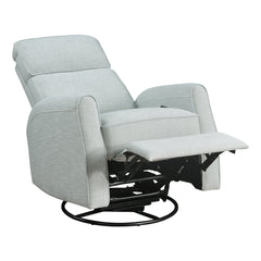 Carly Sea Glass Swivel Glider Reclining Chair - Ornate Home