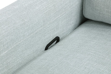 Carly Sea Glass Swivel Glider Reclining Chair - Ornate Home