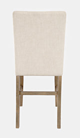 Carlyle Crossing Beige/Brown Ext Dining Table w/ 2 Slatback Stools, 2 Uph Stools, Bench - Ornate Home