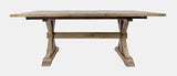 Carlyle Crossing Beige/Brown Ext Dining Table w/ 4 Uph Chairs - Ornate Home