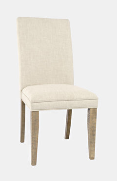 Carlyle Crossing Beige/Brown Ext Dining Table w/ 2 Slatback Chairs, 2 Uph Chairs, Bench - Ornate Home