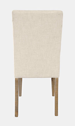 Carlyle Crossing Beige/Brown Ext Dining Table w/ 2 Slatback Chairs, 2 Uph Chairs, Bench - Ornate Home