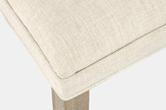 Carlyle Crossing Beige/Brown Ext Dining Table w/ 2 Slatback Chairs, 2 Uph Chairs, Bench - Ornate Home