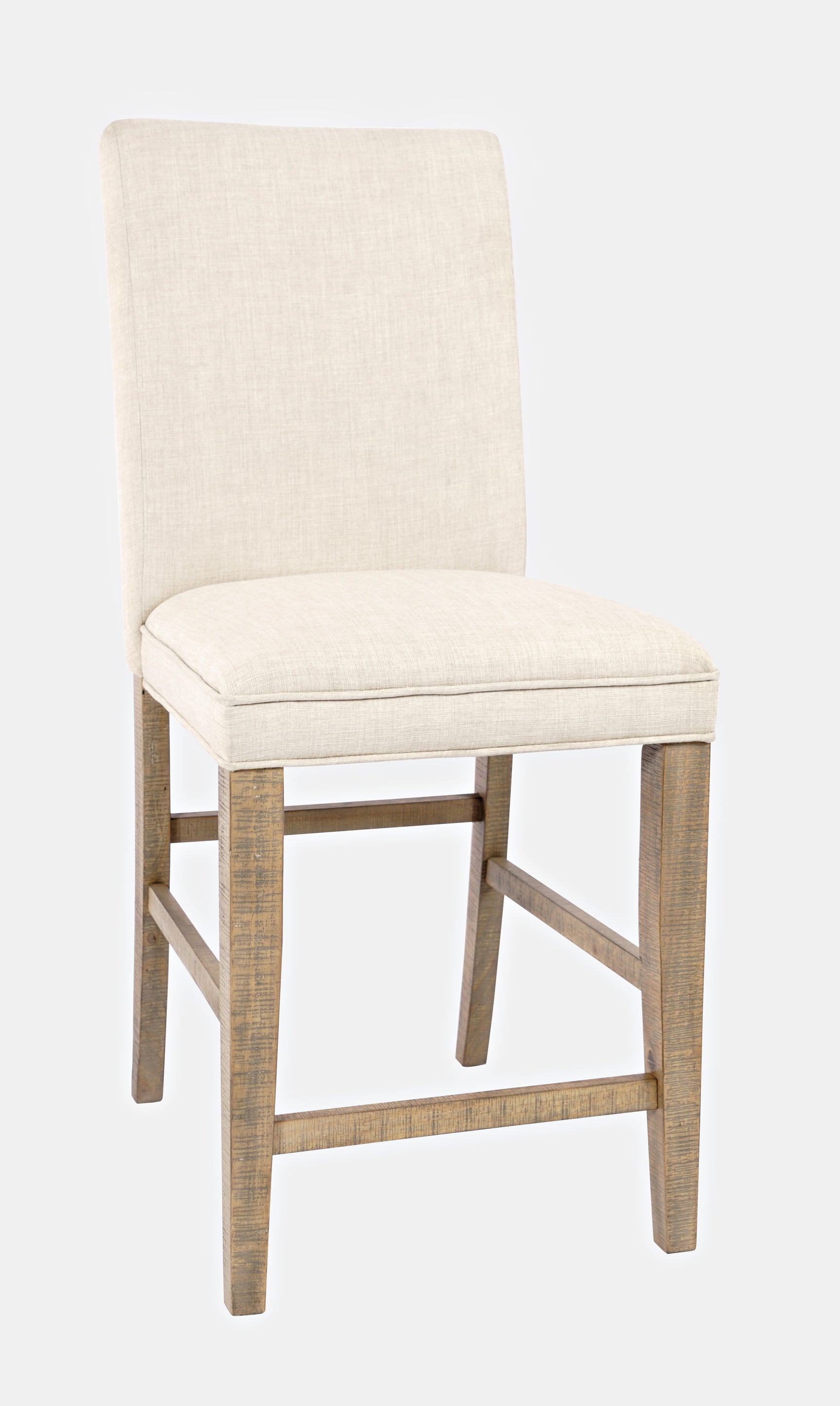Carlyle Crossing Beige/Brown Uph Stool (Set of 2) - Ornate Home