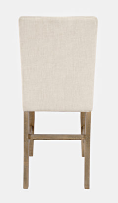 Carlyle Crossing Beige/Brown Uph Stool (Set of 2) - Ornate Home