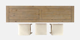 Carlyle Crossing Brown 4pc Sofa Console - Ornate Home