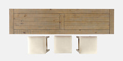 Carlyle Crossing Brown 4pc Sofa Console - Ornate Home