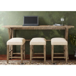 Carlyle Crossing Brown 4pc Sofa Console - Ornate Home