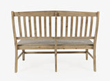 Carlyle Crossing Brown Ext Dining Table w/ 4 Slatback Chairs, Bench - Ornate Home