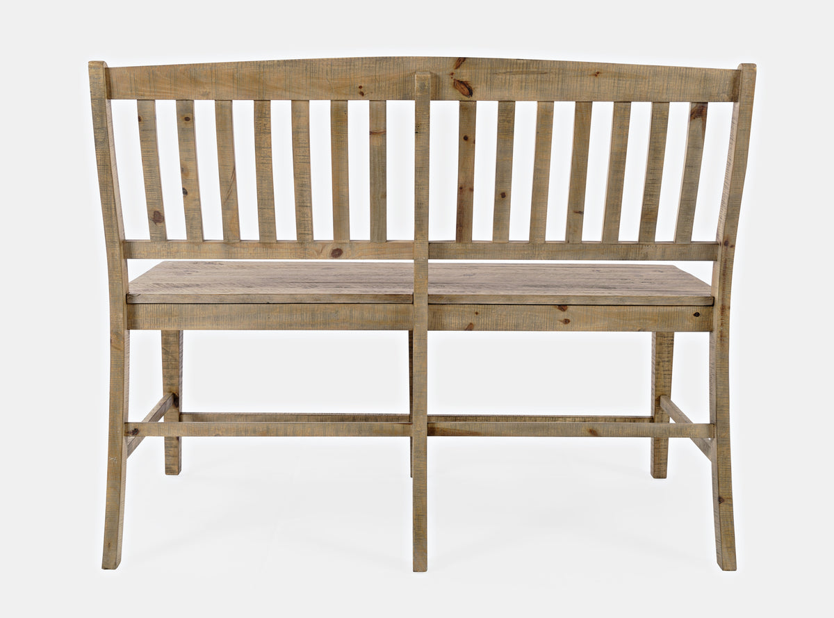 Carlyle Crossing Brown Ext Dining Table w/ 4 Slatback Stools, Bench - Ornate Home