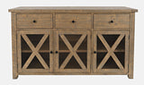 Carlyle Crossing Brown Server - Ornate Home