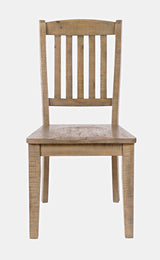 Carlyle Crossing Brown Slatback Chair (Set of 2) - Ornate Home